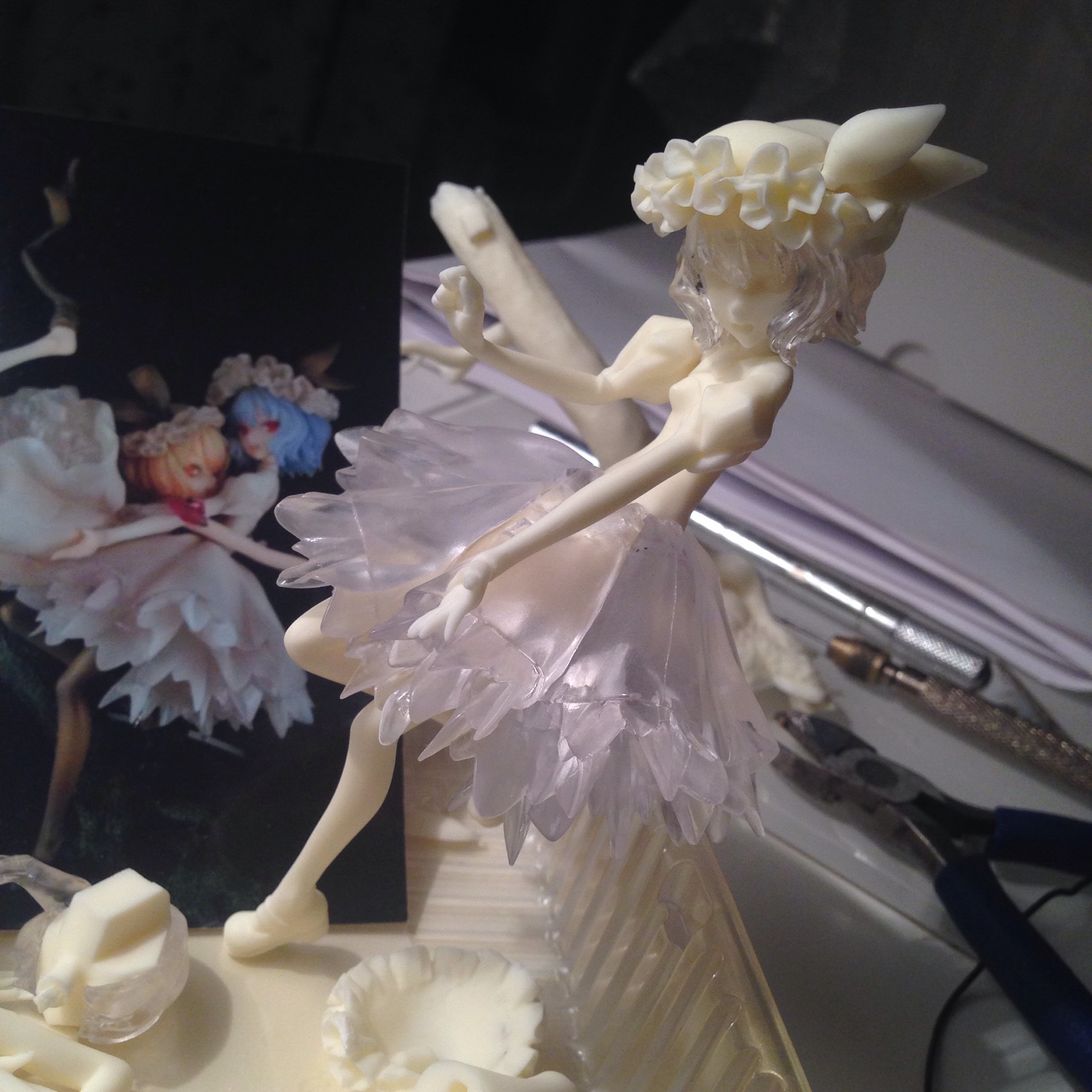 Remilia & Flandre Scarlet 1/10 [First GK] - garage-kit photo 9