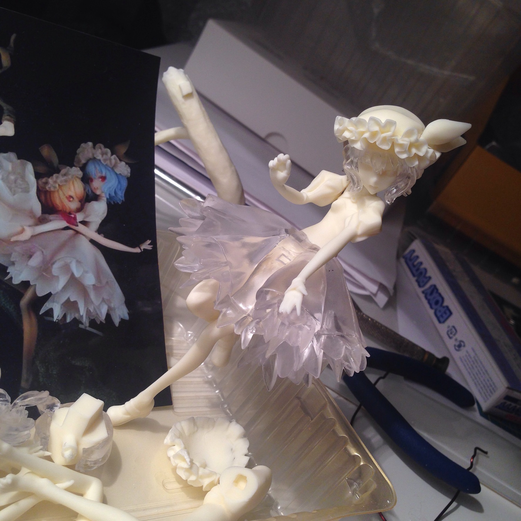 Remilia & Flandre Scarlet 1/10 [First GK] - garage-kit photo 10