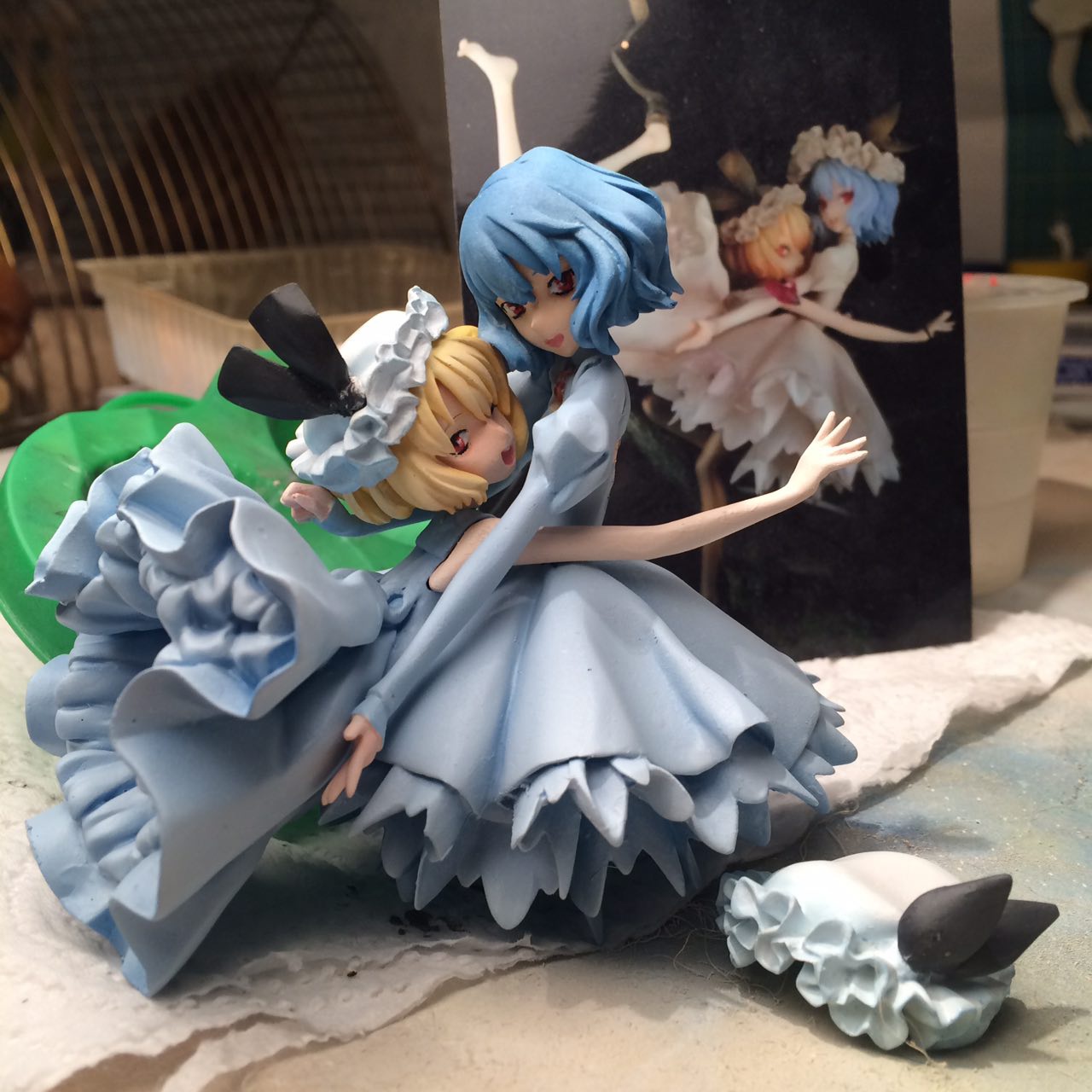 Remilia & Flandre Scarlet 1/10 [First GK] - garage-kit photo 47