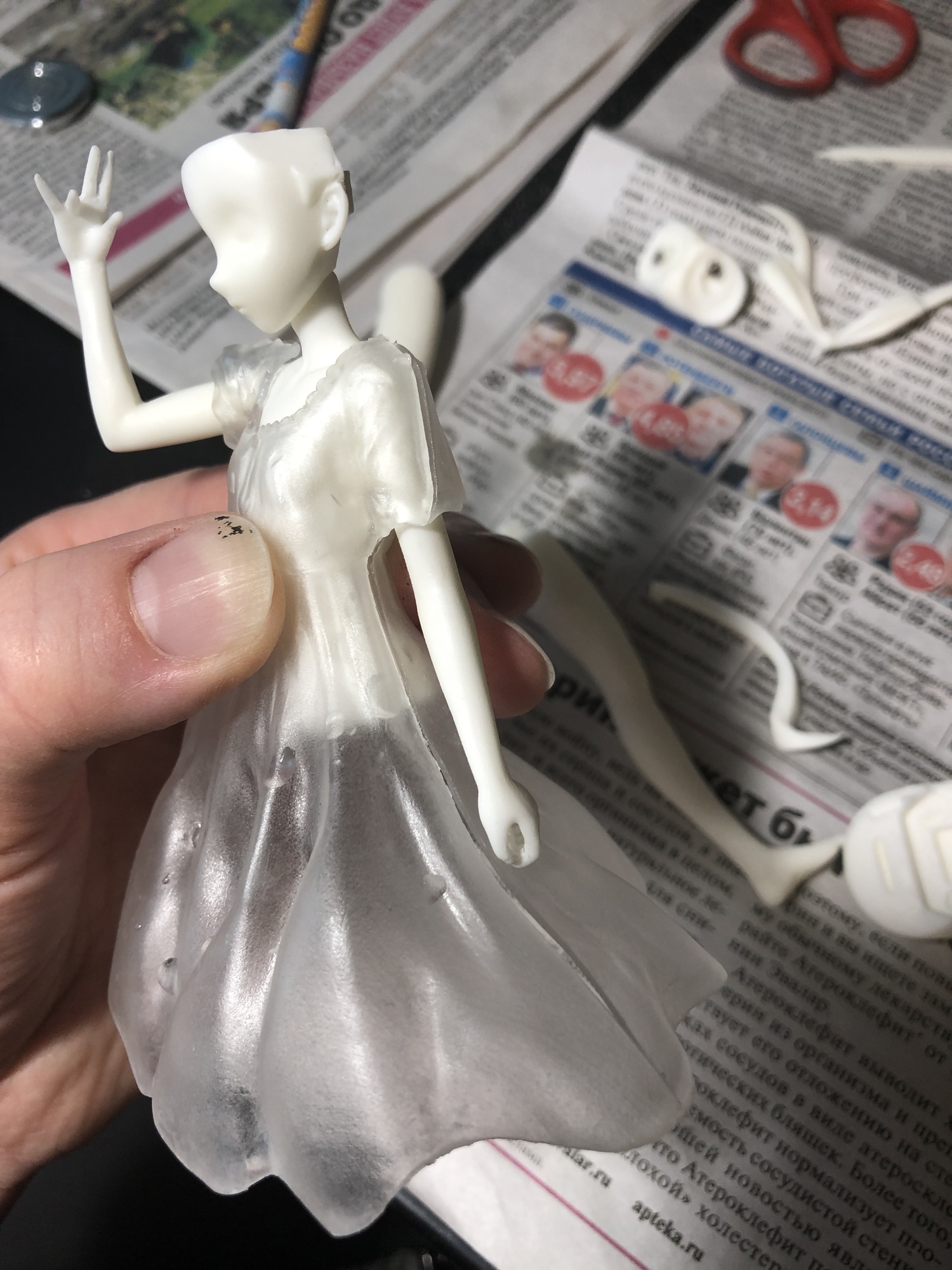 A Whale of a Tale About a Little Kit [GK Shinobu Oshino by Moineau] - garage-kit photo 8