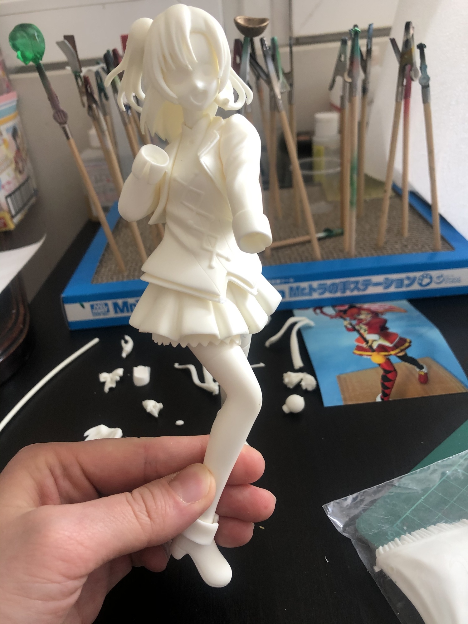 Honoka Carrying the Flag - garage-kit photo 6