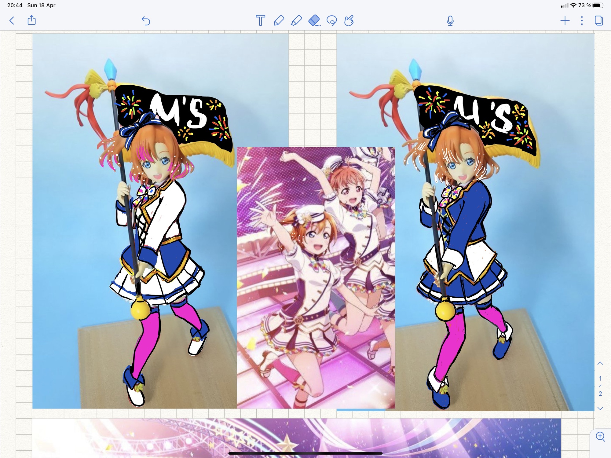 Honoka Carrying the Flag - garage-kit photo 7